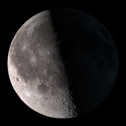 Fase da lua hoje: Quarto Crescente